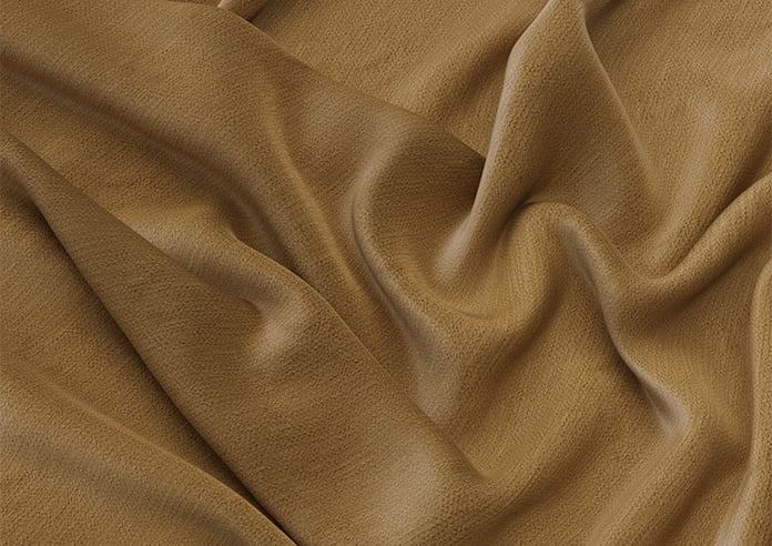 Lucerne Faux Silk, Sunlit Gold - Roman Blind - Image 4